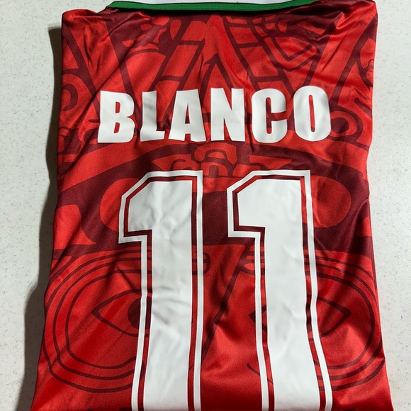 México Jersey 1998 World Cup-Blanco 11 - Picture 7 of 9